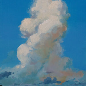 Plein Aire study - The towering cloud, Balado - Painting