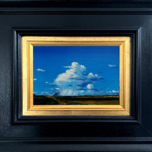 Study - A raincloud over Achill - Painting