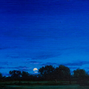 Study - Moon over the Old Moss - Painting